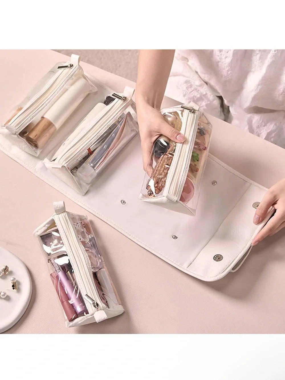 Wall-Mount Clear Pocket Organizer -